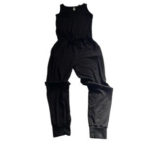 Tapered  Leg Sleeveless Black Jumpsuit Women’s Size Small